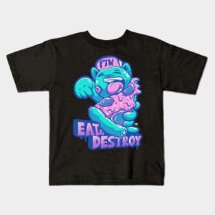 eat & destroy Kids T-Shirt